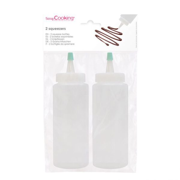 Scrapcooking Squeeze - Schmelzflaschen Set/2