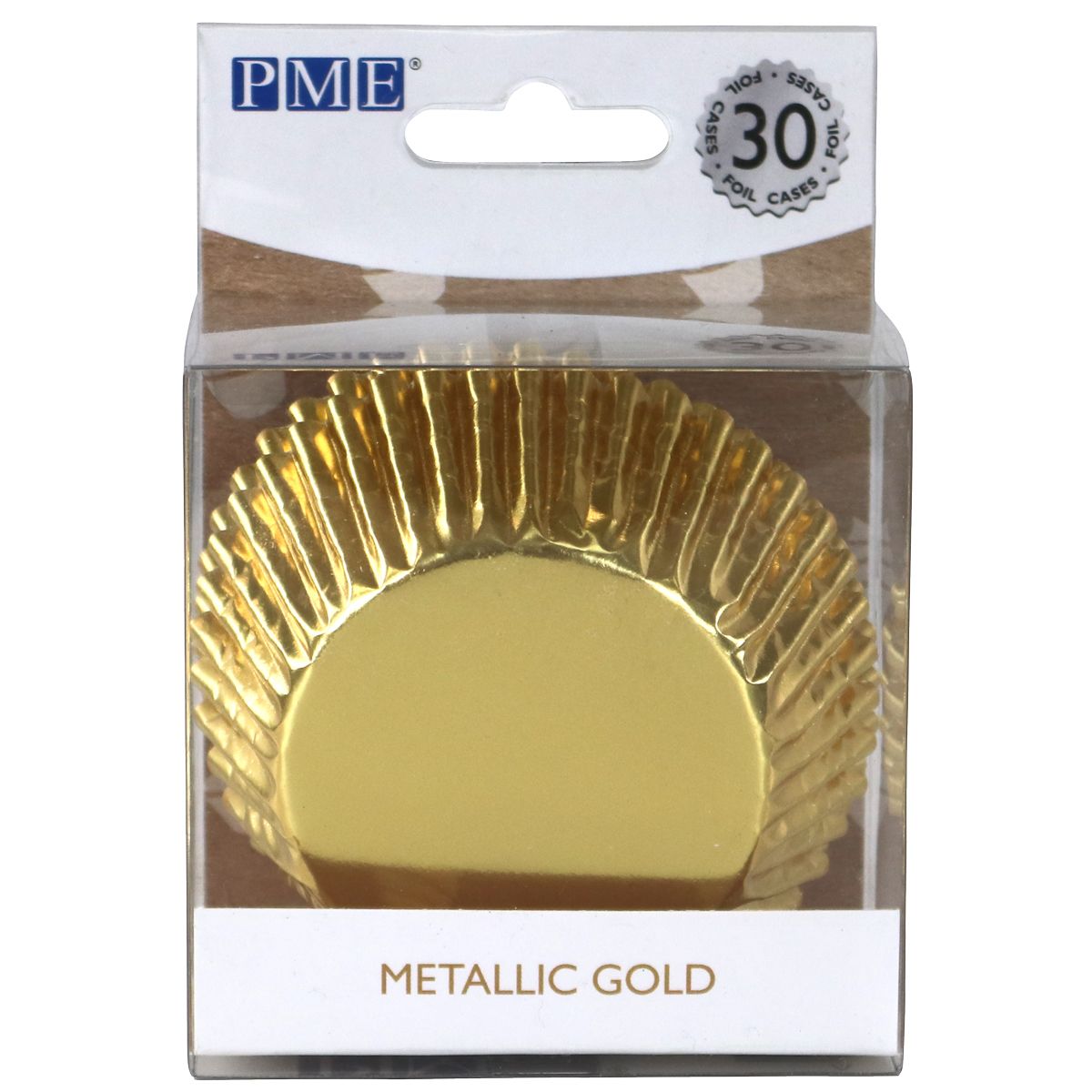 PME BACKFÖRMCHEN METALLIC GOLD PK/30