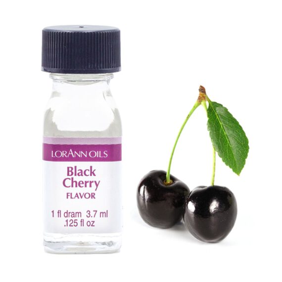 LORANN SUPER STRENGTH FLAVOR - SCHWARZE KIRSCHE - 3.7ML