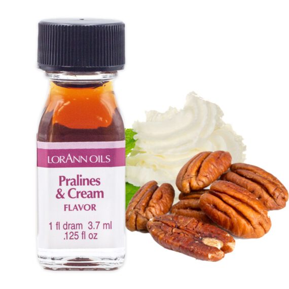 LORANN SUPER STRENGTH FLAVOR - PRALINES AND CREAM - 3.7 ML