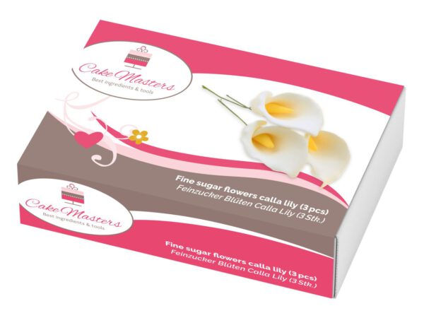 Cake-Masters Feinzucker Blüten Calla Lily 2er