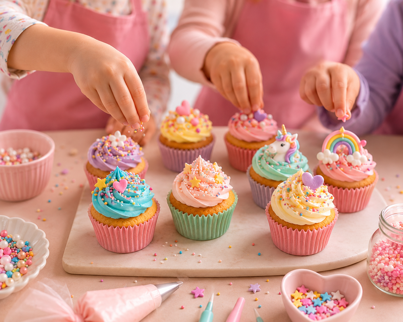 Kinder-Cupcake-Workshop auf der KREATIV + SPIEL Bremen