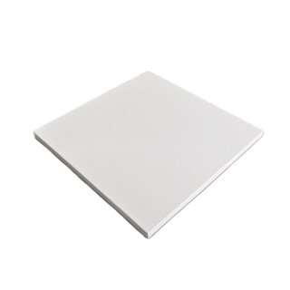 Weiße quadratische Cake Drum 40,5 × 40,5 cm