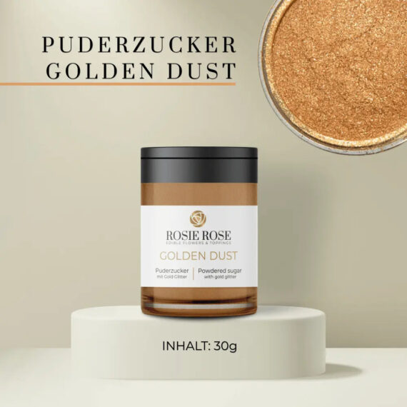 Rosie Rose Glitter Dust Golden