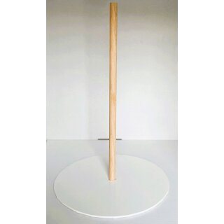 Sechs Tortenstützen aus Holz, 30 cm lang