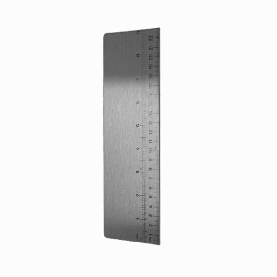 Sugar & Cakes Teigschaber Edelstahl 23 cm mit Skalierung